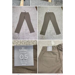 Chico so slimming getaway slim leg pants womens sz 0.5 (short) Cairo trouser nwt